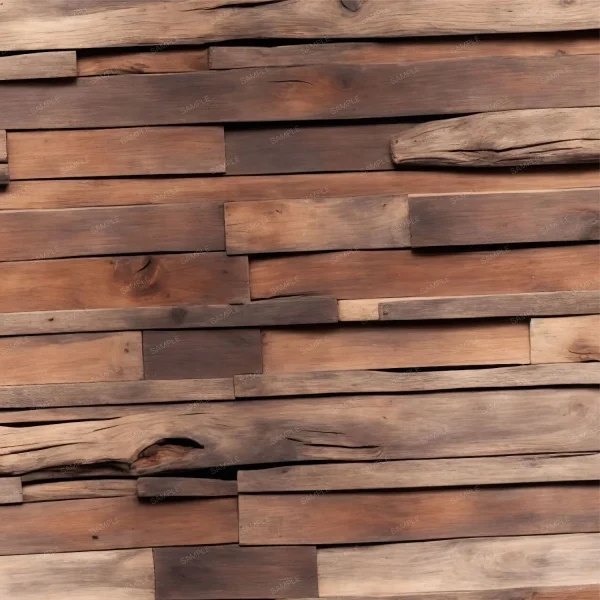 A seamless pattern of A close up image of Rustic Wood Strips 42.