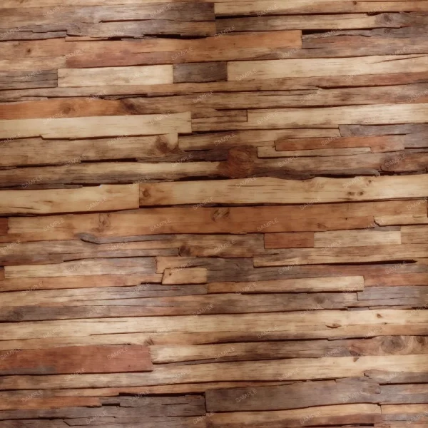 A seamless pattern of A close up view of Rustic Wood Strips 42 (Copy) wall.