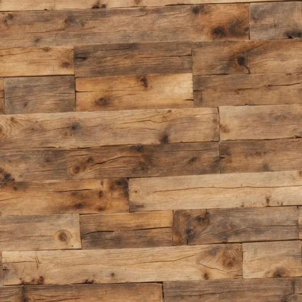 A seamless pattern of A close up view of a Rustic Wood Strips 43 (Copy) plank wall.
