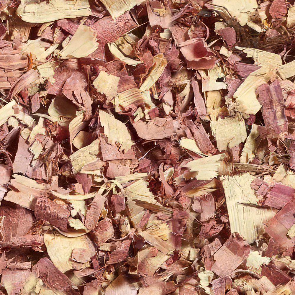 Cedar Wood Chips Pattern Crew
