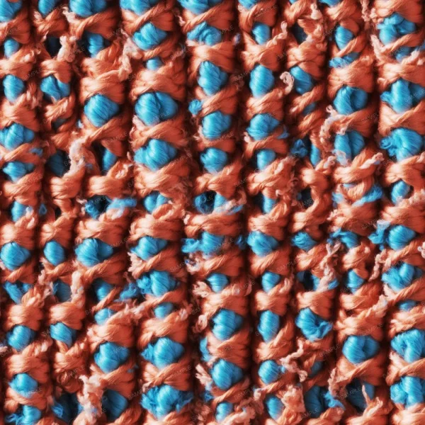 A seamless pattern of A close up of Folded Glitter Fabric and blue woven fabric.
