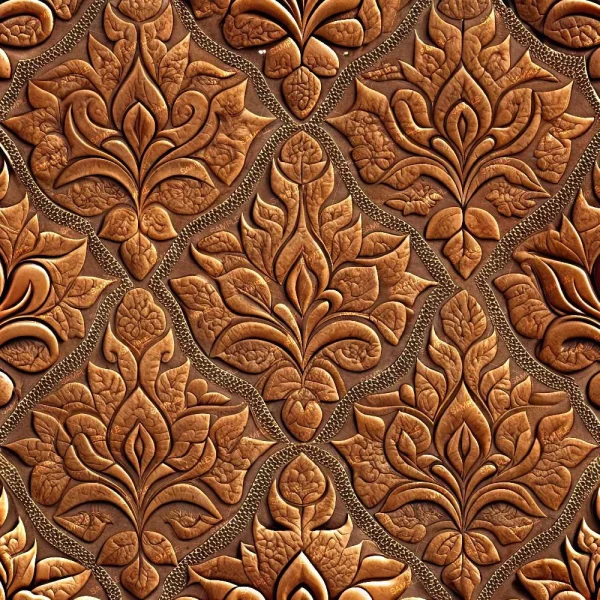Tooled Leather Damask 42
