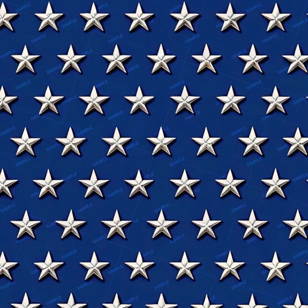 White stars are evenly arranged in a grid on a blue background of the US Flag Waving 34 (Copy).