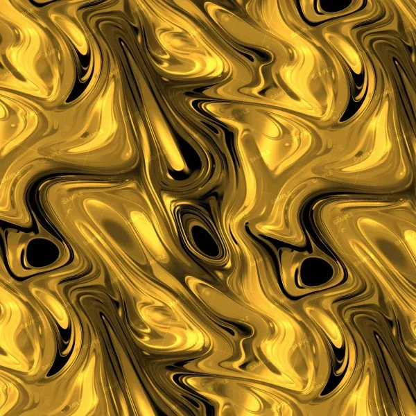 Blue Paint Swirl 22 (Copy) features abstract swirling blue patterns that mimic liquid or molten metal, with a glossy, reflective look and dynamic curved lines throughout.