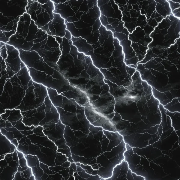 Bright pink lightning bolts from Pink Lightning 42 (Copy) streak across a dark, cloudy sky, illuminating the clouds dramatically and creating a vivid, chaotic pattern.