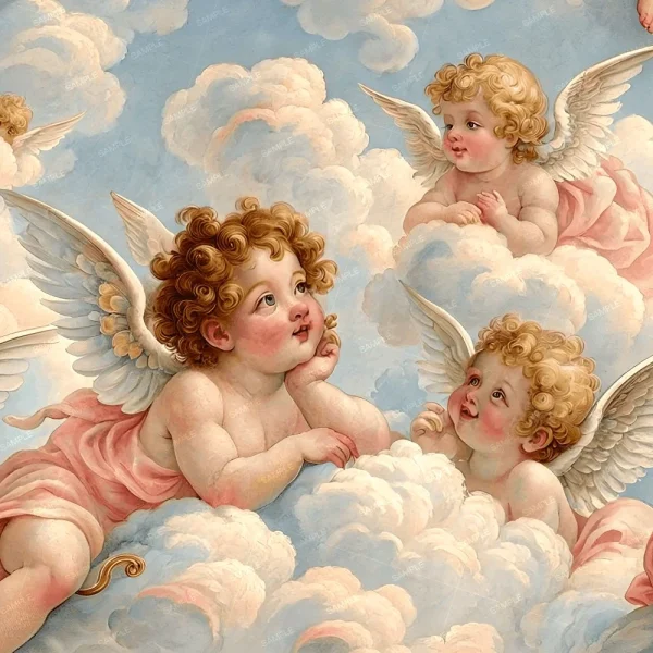 Cherub Painting 43
