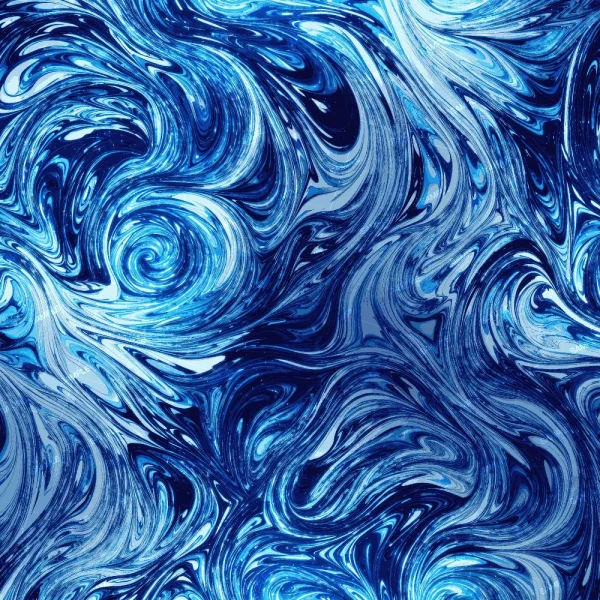 Purple and white abstract pattern featuring swirling, marble-like designs. The image showcases a fluid appearance with various shades of purple and white blending together, creating a sense of movement and texture throughout. Product Name: Purple Paint Swirl 23 (Copy).