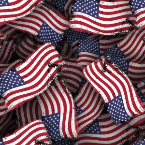 US Grunge Flag 23