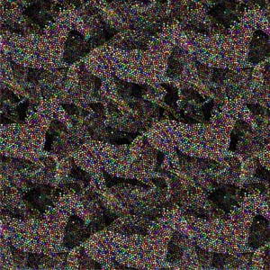 Heart Glitter Horses 22