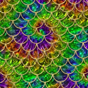 Mermaid Tie Dyed