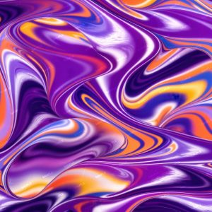 Purple Orange Paint Swirl