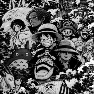 One Piece Grayscale